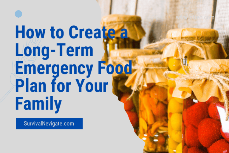 How to Create a Long-Term Emergency Food Plan for Your Family