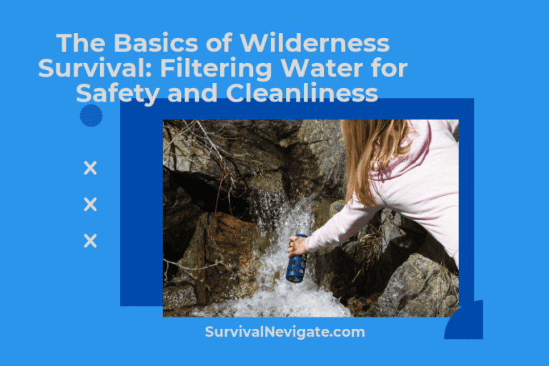 The Basics of Wilderness Survival: Filtering Water for Safety and Cleanliness